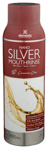 Elementa Silver - Nanosilver Adult Mouth Rinse Cinnamon Clove, 20 Fl O – We  Got Groceries