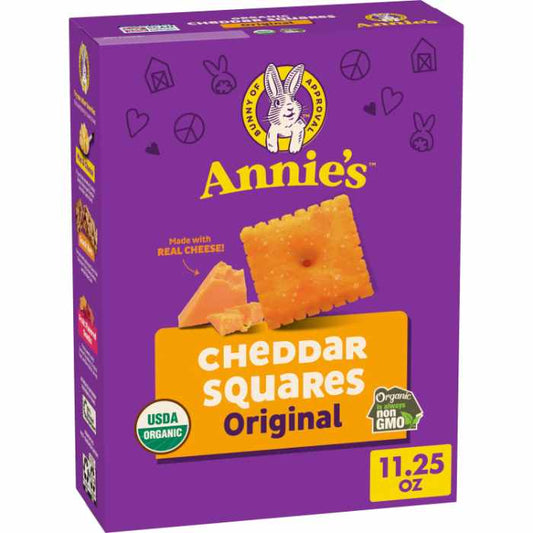 ANNIES HOMEGROW - Organic Cheddar Bunny Crackers (Big Box) 11.25OZ ( Pack of 6)