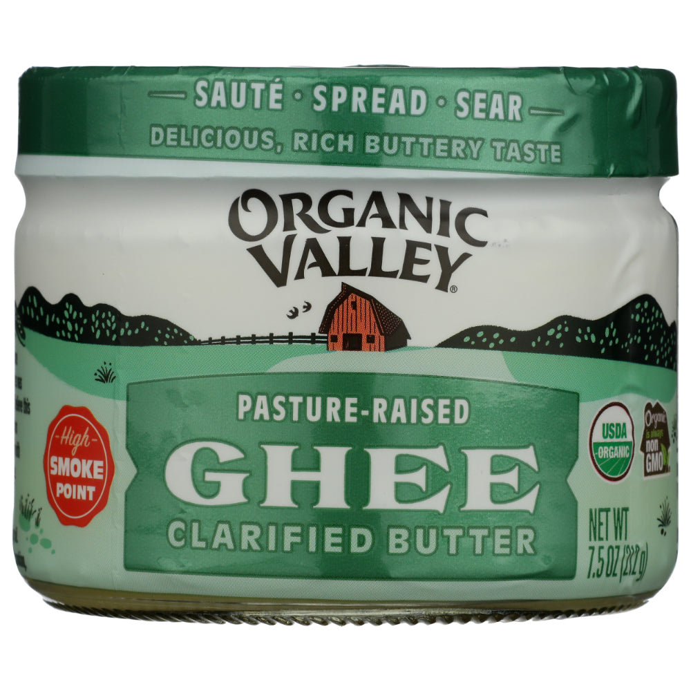 ORGANIC VALLEY - Pasture-Raised Ghee Clarified Butter 7.5OZ ( Pack of 12)