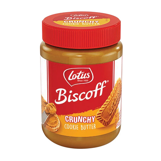 BISCOFF - Crunchy Cookie Butter Spread 13.4OZ ( Pack of 8)