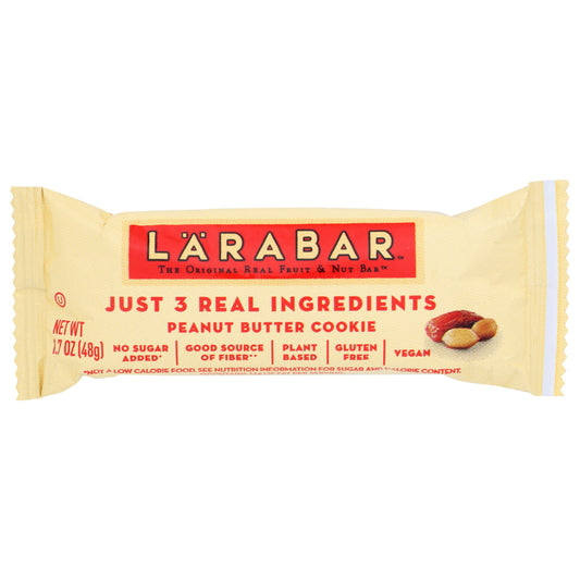 LARABAR - Peanut Butter Cookie Nutritional Bar 1.7OZ ( Pack of 16)