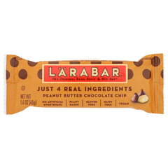 LARABAR - Peanut Butter Chocolate Chip Bar 1.6OZ ( Pack of 16)