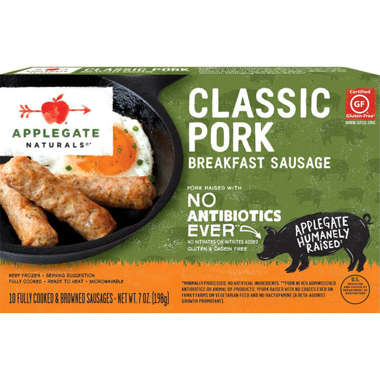 APPLEGATE - Natural Classic Pork Breakfast Sausage 7OZ ( Pack of 12)