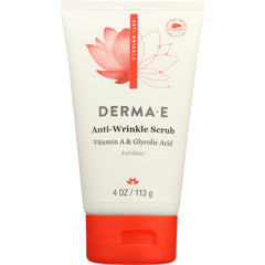 DERMA E - Anti-Wrinkle Scrub Vitamin A  4OZ ( Pack of 1)