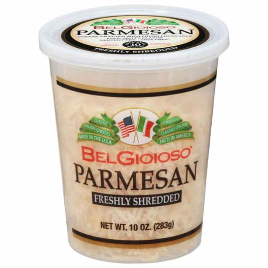 BELGIOIOSO - Freshly Shredded Parmesan Cheese 10OZ ( Pack of 6)