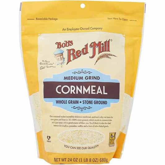BOBS RED MILL - Medium Ground Cornmeal 24OZ ( Pack of 4)