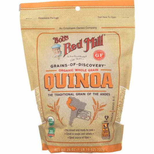 BOBS RED MILL - Organic White Quinoa 26OZ ( Pack of 4)