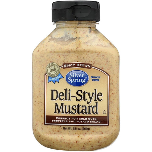 SILVER SPRINGS - Deli Style Mustard 9.5OZ ( Pack of 9)