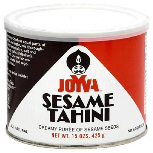 Joyva - Tahini Creamy Puree Sesame Seeds 15 OZ - Pack of 12