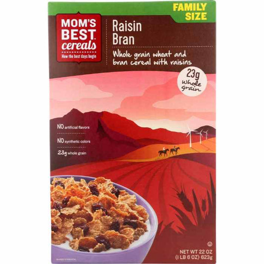 MOMS BEST - Raisin Bran Cereal 22OZ ( Pack of 10)