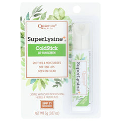 QUANTUM - SuperLysine+ Coldstick Lip Sunscreen, 0.18OZ | Pack of 12