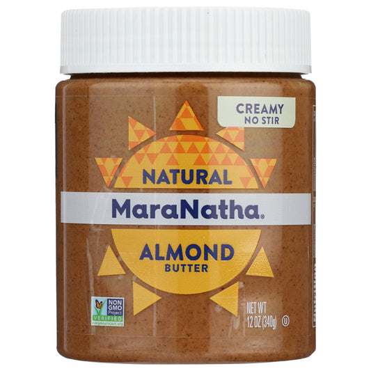 MARANATHA - All Natural No Stir Creamy Almond Butter 12OZ ( Pack of 6)