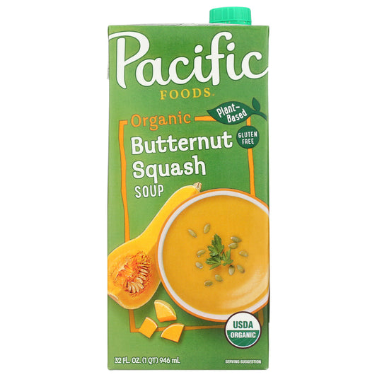 PACIFIC FOODS - Organic Plant-Based Butternut Squash Soup 32OZ ( Pack of 12)