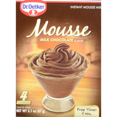 DR OETKER - Milk Chocolate Mousse Mix 3.1OZ ( Pack of 12)