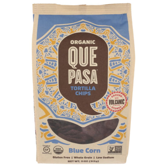 Que Pasa - Tortilla Chips Organic Blue Corn