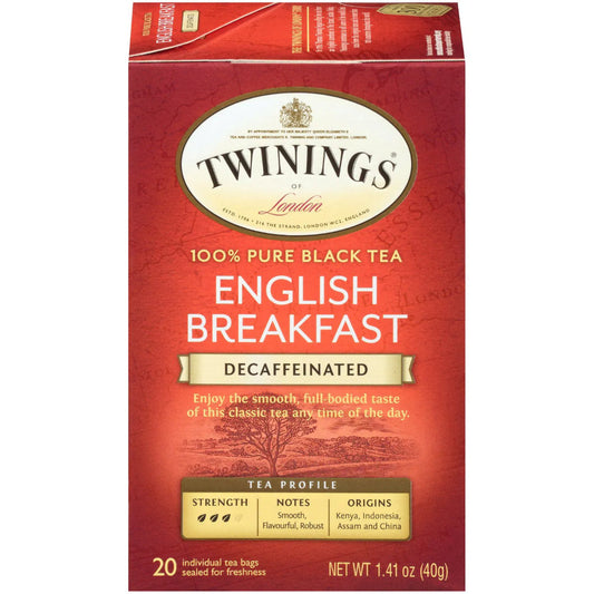 TWINING TEA - English Breakfast Tea 20BG ( Pack of 6)
