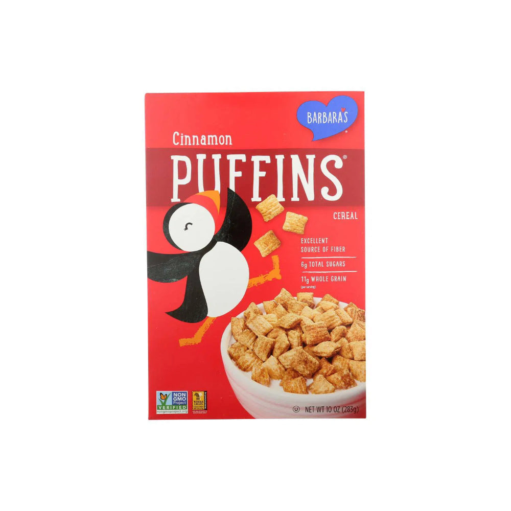 BARBARAS - Puffins Cinnamon Cereal 10OZ ( Pack of 12)