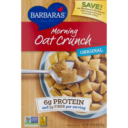 BARBARAS - Original Morning Oat Crunch Cereal 14OZ ( Pack of 12)