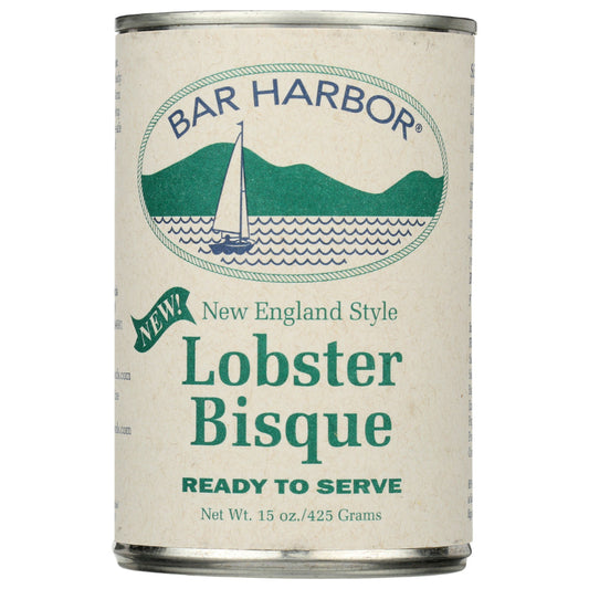 BAR HARBOR - Ready-to-Serve Lobster Bisque Soup 15OZ ( Pack of 6)