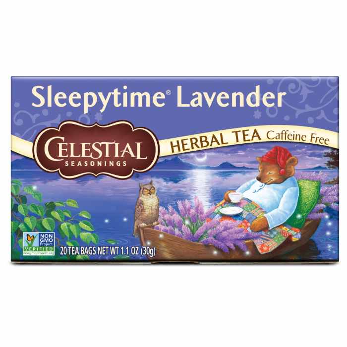 CELESTIAL SEASO - Sleepytime Lavender Herbal Tea 20BG ( Pack of 6)