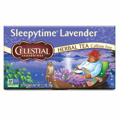 CELESTIAL SEASO - Sleepytime Lavender Herbal Tea 20BG ( Pack of 6)