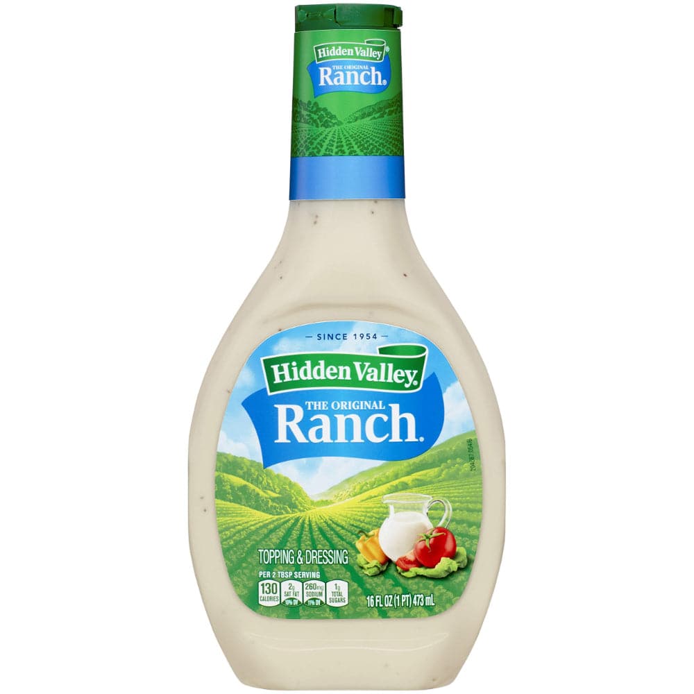 Hidden Valley Ranch - Original Ranch Salad Dressing & Topping 16 FO - Pack of 6