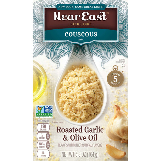 NEAR EAST - Roasted Garlic & Olive Oil Couscous 5.8OZ ( Pack of 12)