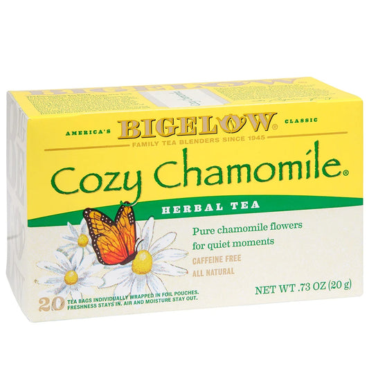 BIGELOW - Cozy Chamomile Herbal Tea 0.73OZ ( Pack of 6)