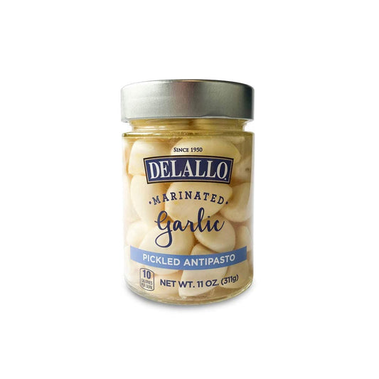 Delallo - Marinated Garlic In Extra Virgin Olive Oil 11 OZ - Pack of 12