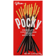 Glico - Pocky Biscuit Sticks Chocolate Cream Covered 2.47 OZ - (Pack of 10)