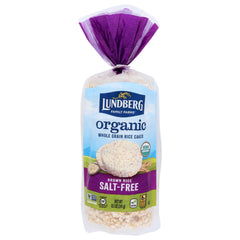 LUNDBERG - Organic Brown Rice Cakes, Salt-Free 8.5OZ ( Pack of 6)