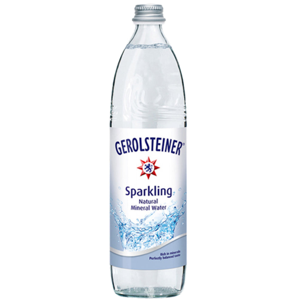GEROLSTEINER - Sparkling Natural Mineral Water 25.3FO ( Pack of 15)