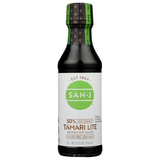 SAN J - Tamari Lite Brewed Soy Sauce 10OZ ( Pack of 6)