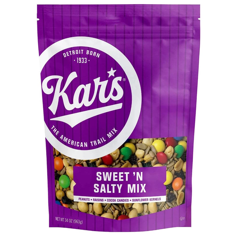 Kars Nut Products Company - Trail Mix Sweet N Salty 34 OZ - Pack of 6