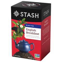 STASH TEA - English Breakfast Black Tea 20BG ( Pack of 6)