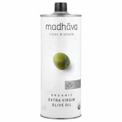 MADHAVA - Extra Virgin Olive Oil 1LT ( Pack of 6)