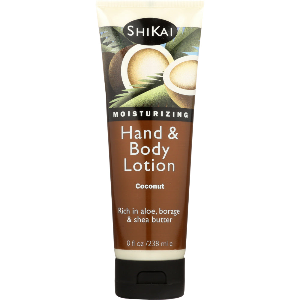 SHIKAI - Hand & Body Lotion Coconut 8OZ ( Pack of 3)