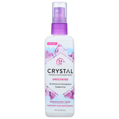 CRYSTAL BODY DE - Body Deodorant Spray 4OZ ( Pack of 3)
