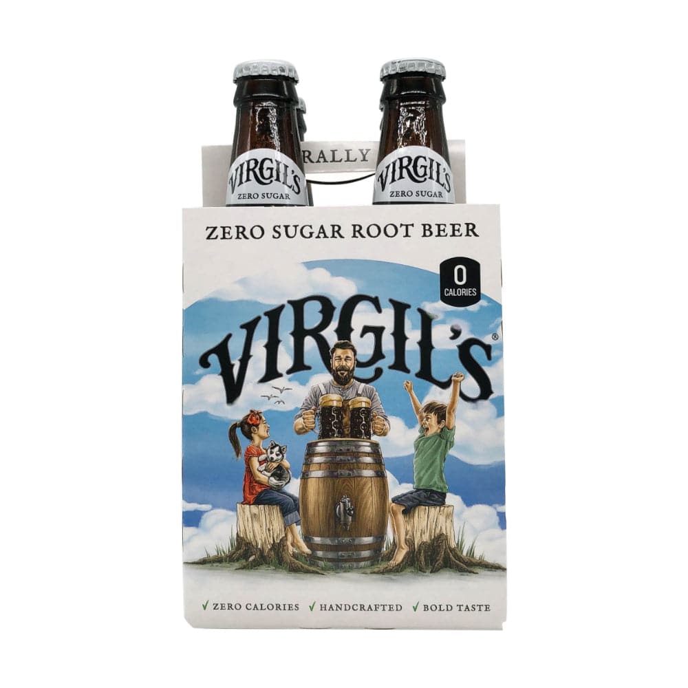 Virgils - Zero Sugar Rootbeer 4 Pk 48 FO - Pack of 6