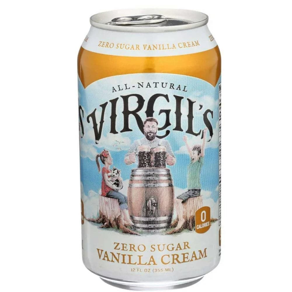 Virgils - Zero Sugar Vanilla Cream Drink 4Pk 48 FO - Pack of 6