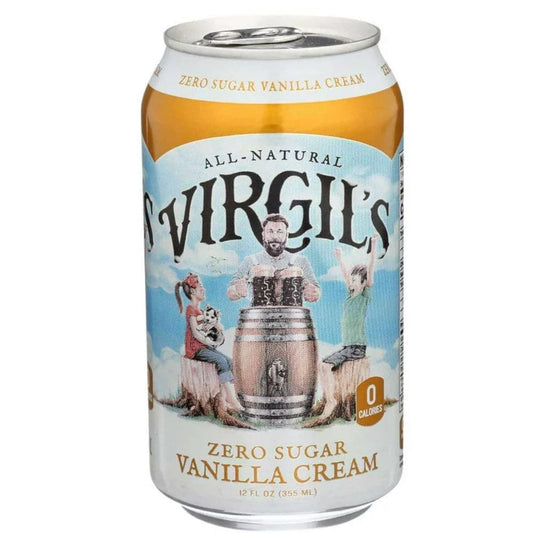 Virgils - Zero Sugar Vanilla Cream Drink 4Pk 48 FO - Pack of 6