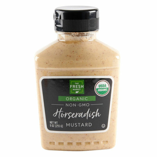 ANNIES HOMEGROW - Organic Horseradish Mustard 9OZ ( Pack of 12)