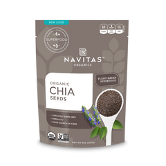 Navitas - Chia Seeds, 8oz - Front