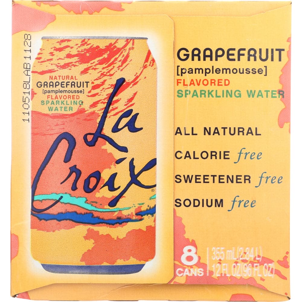 La Croix - Grapefruit Pamplemousse Sparkling Water, 12 Oz