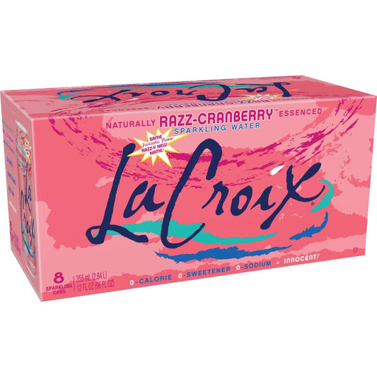 Lacroix - Razz- Cranberry Sparkling Water, 12 Oz