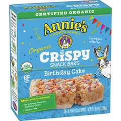 Annie's Homegrown - Organic Crispy Snack Bar Birthday Cake