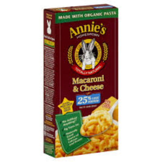ANNIES HOMEGROW - Low Sodium Mac & Cheese 6OZ ( Pack of 12)