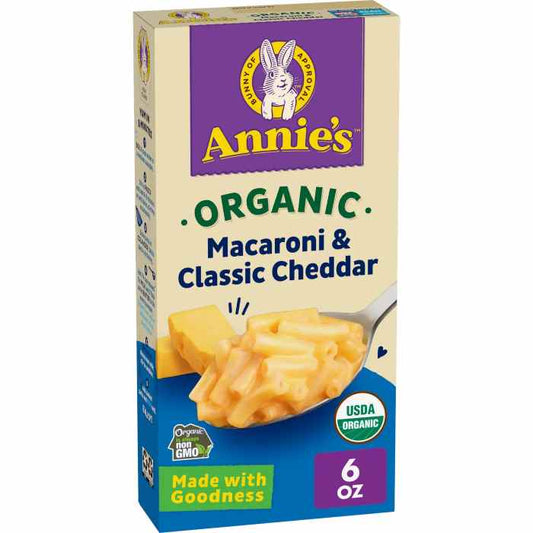 ANNIES HOMEGROW - Classic Mac & Cheese Organic 6OZ ( Pack of 12)