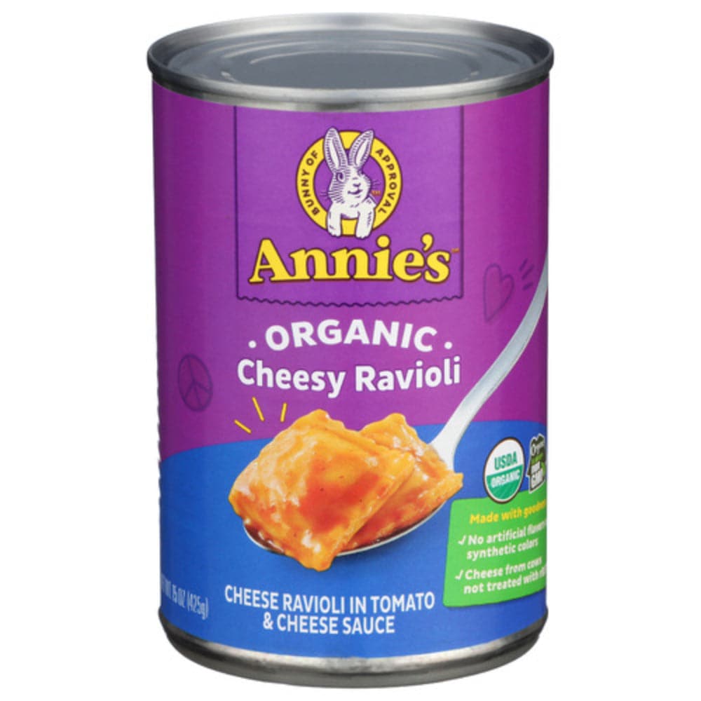 Annies Homegrown - Organic Cheesy Ravioli In Tomato & Cheese Sauce