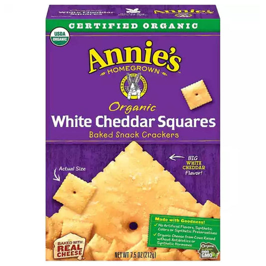 Annie's Homegrown - White Cheddar Squares